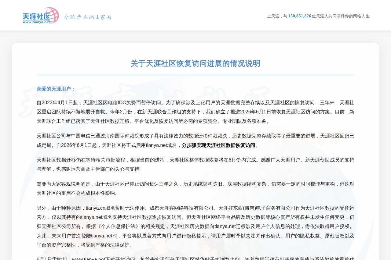 天涯社区